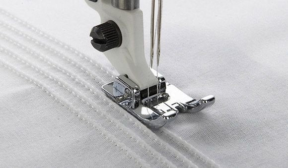 VIKING 5 Groove Pin Tuck Foot with Raised Seam Plate (Groups 1-7)