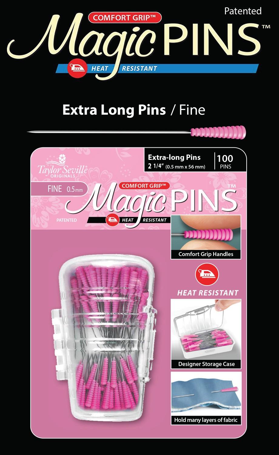 Magic Pins Extra Long Pins Fine 100pc    219720