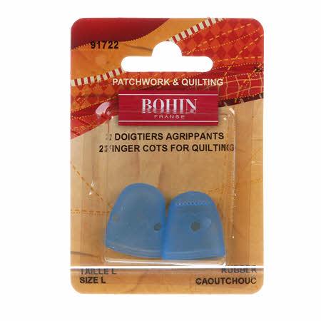 MACHINE QUILTING RUBBER THIMBLES LARGE 2ct