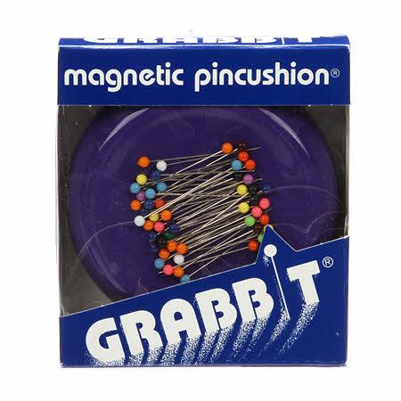 Grabbit Magnetic Pincushion - Purple    GRABITPURP