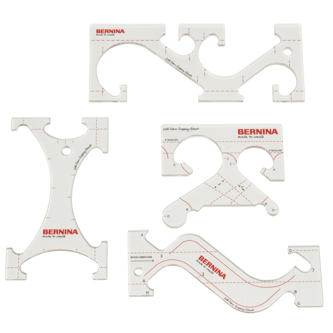 BERNINA Borders Ruler Kit - 4 Piece Set