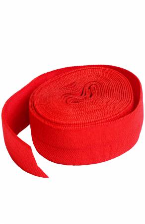 FOLD-OVER ELASTIC 3/4"- 2YD ATOM RED