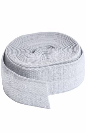 Fold-Over Elastic 3/4"- 2yd Pewter
