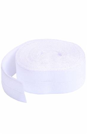 Fold Over Elastic 3/4" - 2yd White